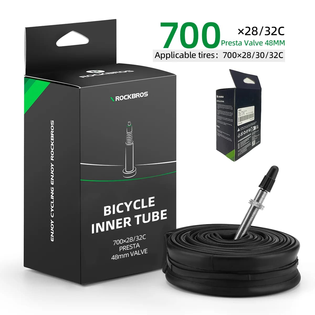 ยางในจักรยาน Butyl Rubber ขนาด 700C