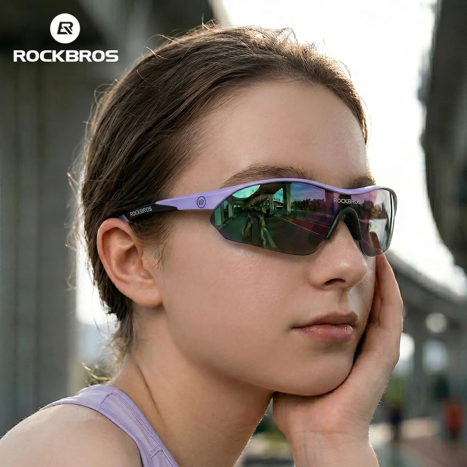 แว่นตากันแดด Polarized สำหรับปั่นจักรยาน พร้อมเลนส์สำรอง 2 ชิ้น