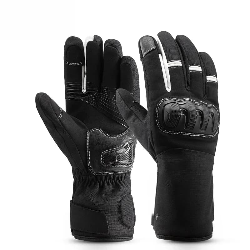 ถุงมือหนัง กันลม อบอุ่น นิ้วเต็ม สำหรับฤดูหนาว (Unisex)