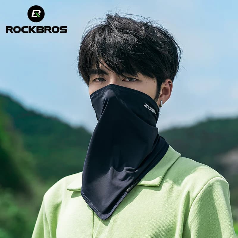 ผ้าพันคอจักรยานไอซ์ซิลค์ แห้งเร็ว ระบายอากาศดี