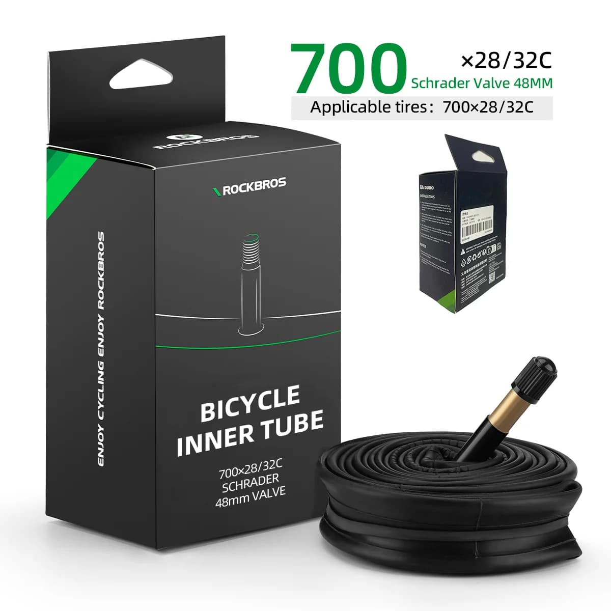 ยางในจักรยาน Butyl Rubber ขนาด 700C